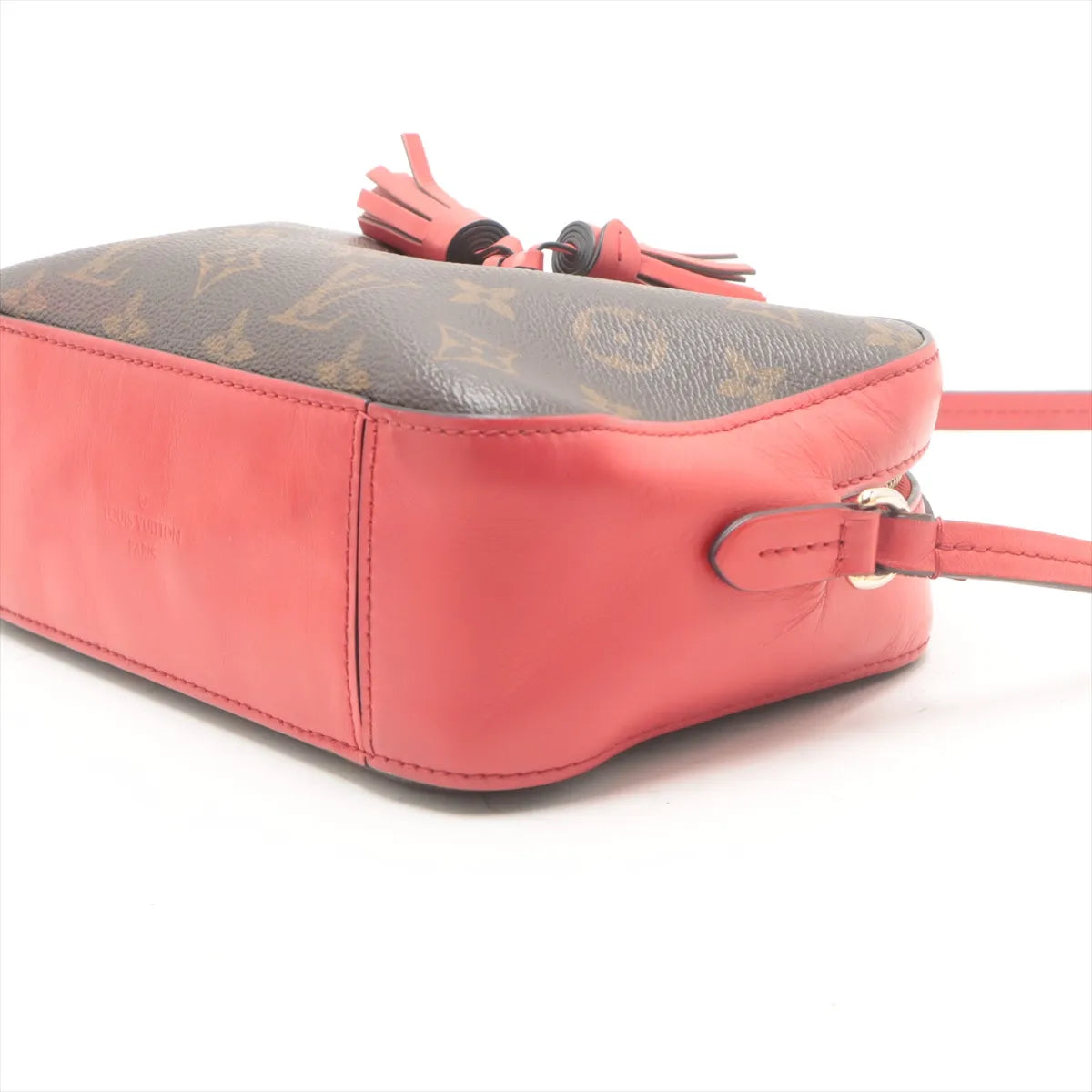 Louis Vuitton Monogram Saintonge Brown x Red