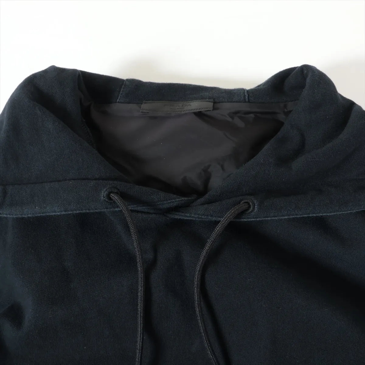 Prada Cotton Hoodie Jacket and Pants Black