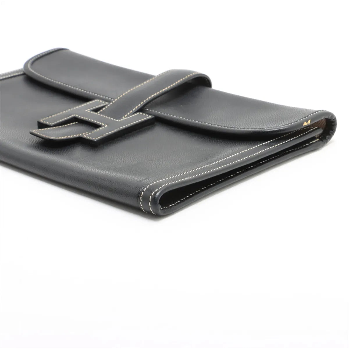 Hermès Jige PM Clutch Bag Black