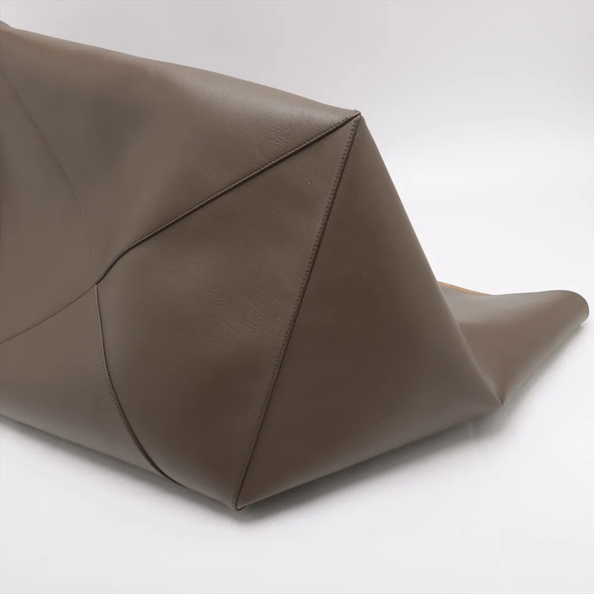 Loewe Puzzle Fold XXL Leather Tote Bag Brown
