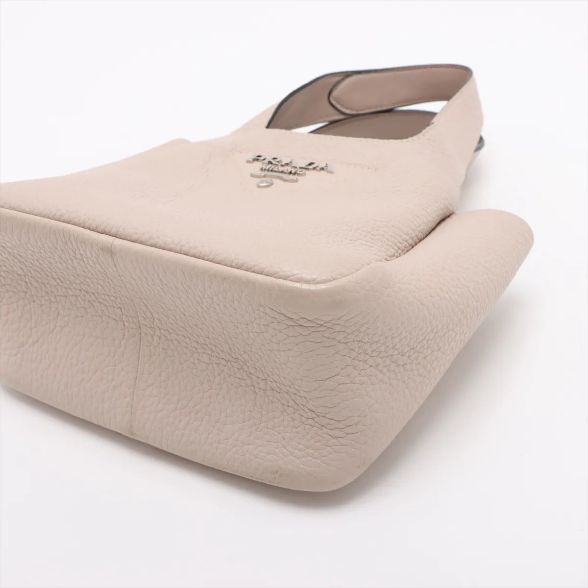 Prada Vitello Daino Soft Leather Tote Handbag Beige