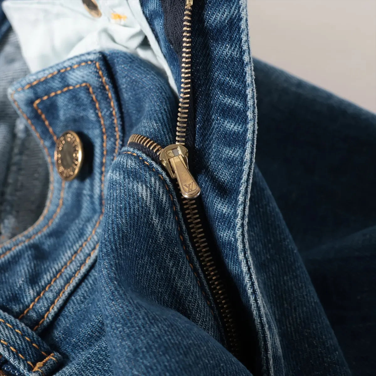 Louis Vuitton Cotton Denim Pant Blue