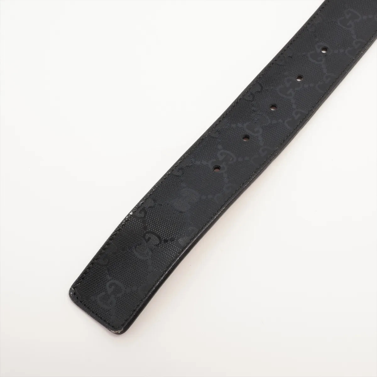 Gucci Interlocking GG Logo Leather Belt