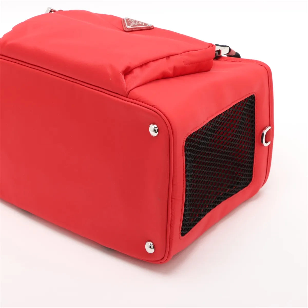 Prada Tessuto Nylon For Pets Carry Bag Red