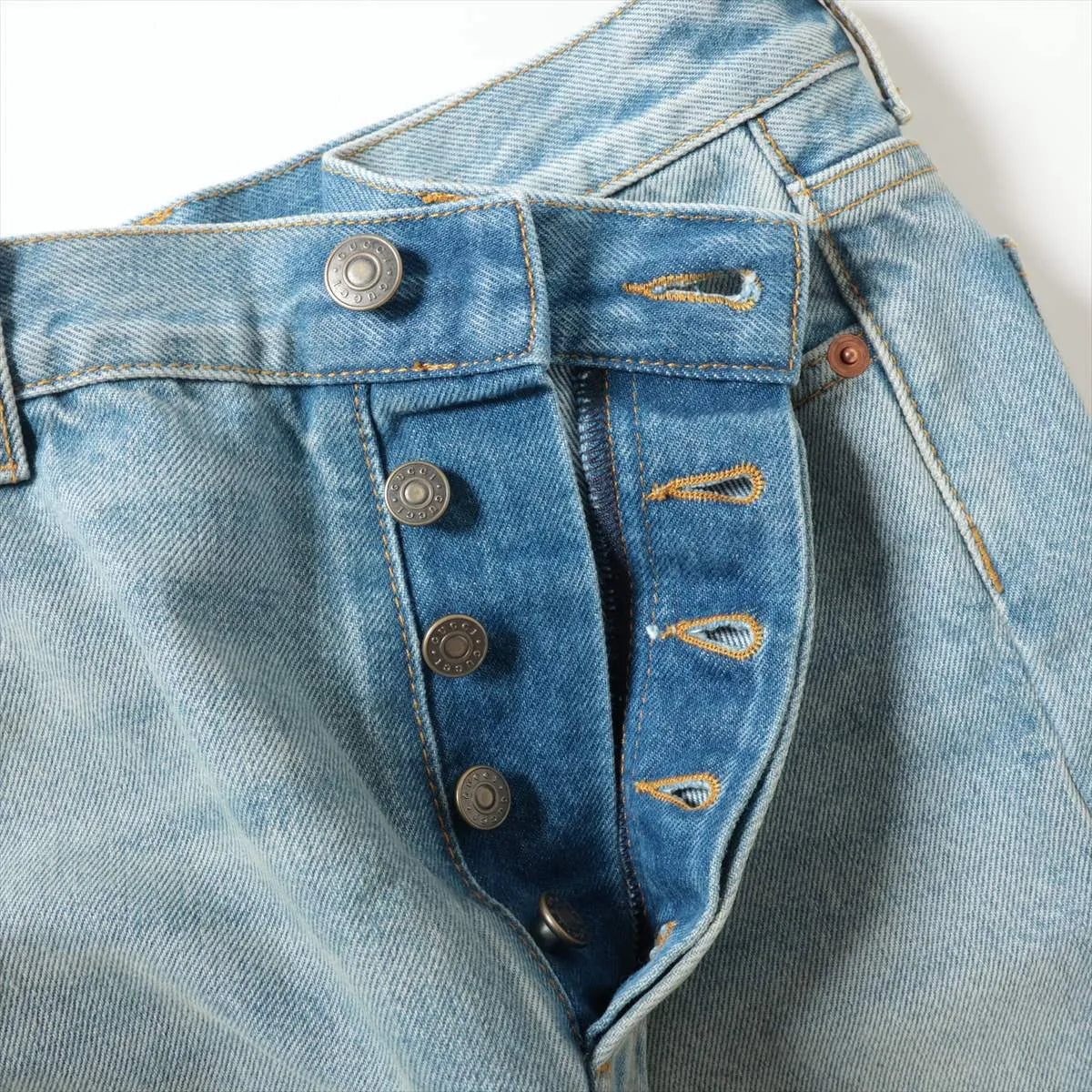 Gucci x Disney Donald Duck Cotton Denim Short Pant Blue