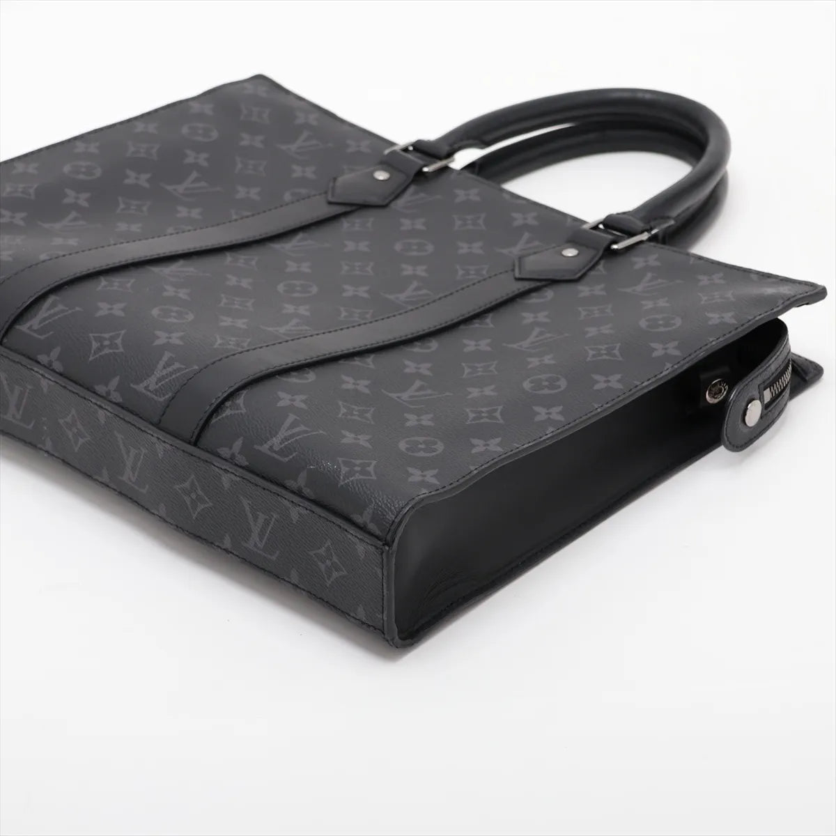 Louis Vuitton Monogram Eclipse Sac Plat Cross Black — product photo 3