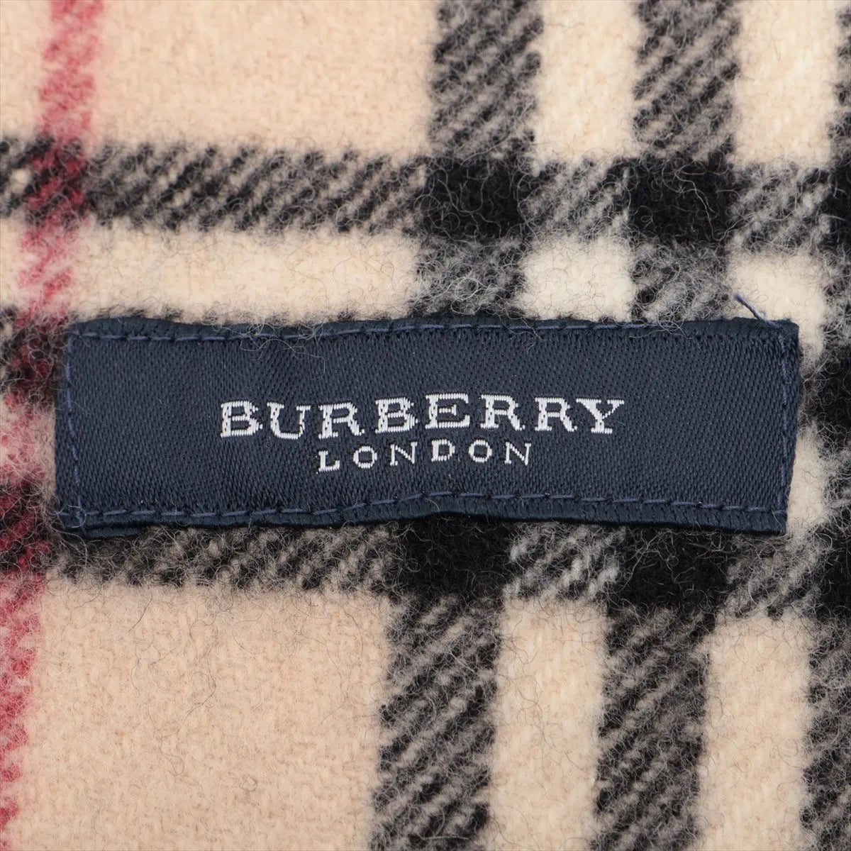 Burberry Nova Check Wool Scarf Beige — product photo 3