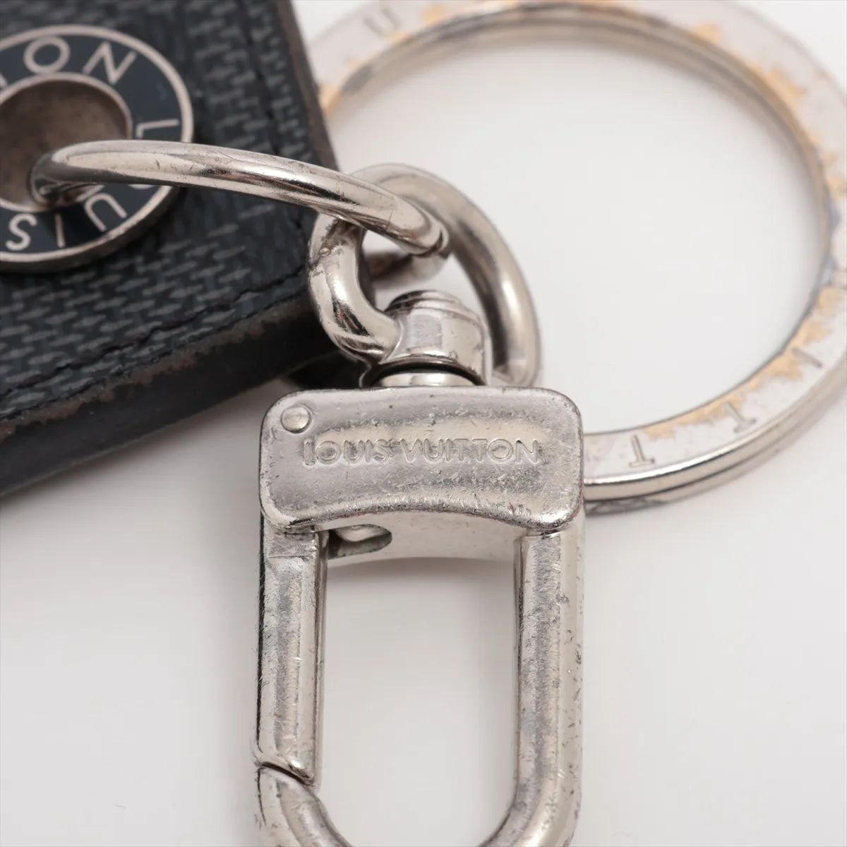 Louis Vuitton Damier Graphite Enchappes Keychain