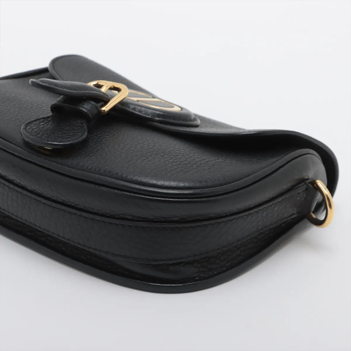 Christian Dior Bobby Leather Shoulder Bag Black