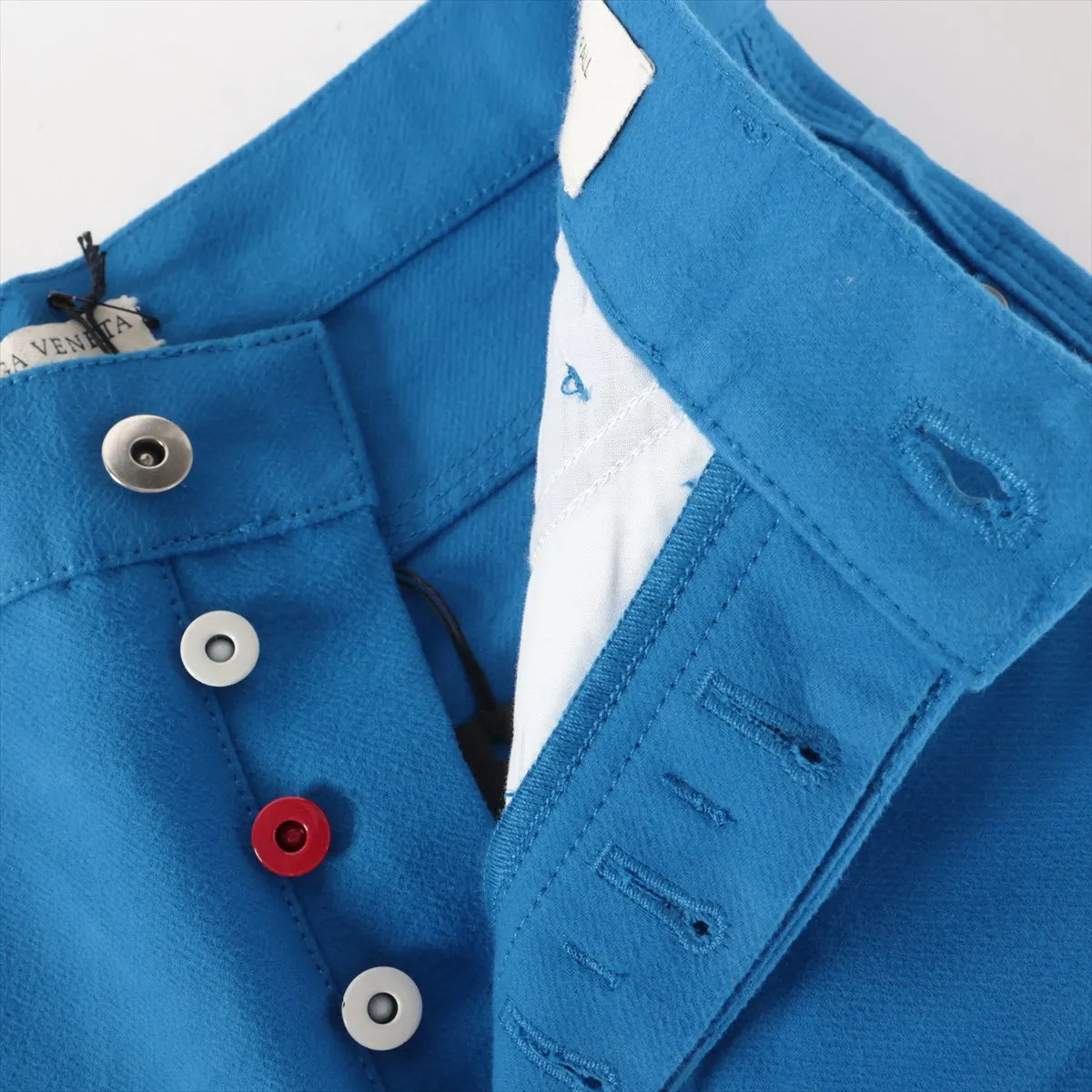Bottega Veneta Cotton Silk Pants Blue — product photo 3