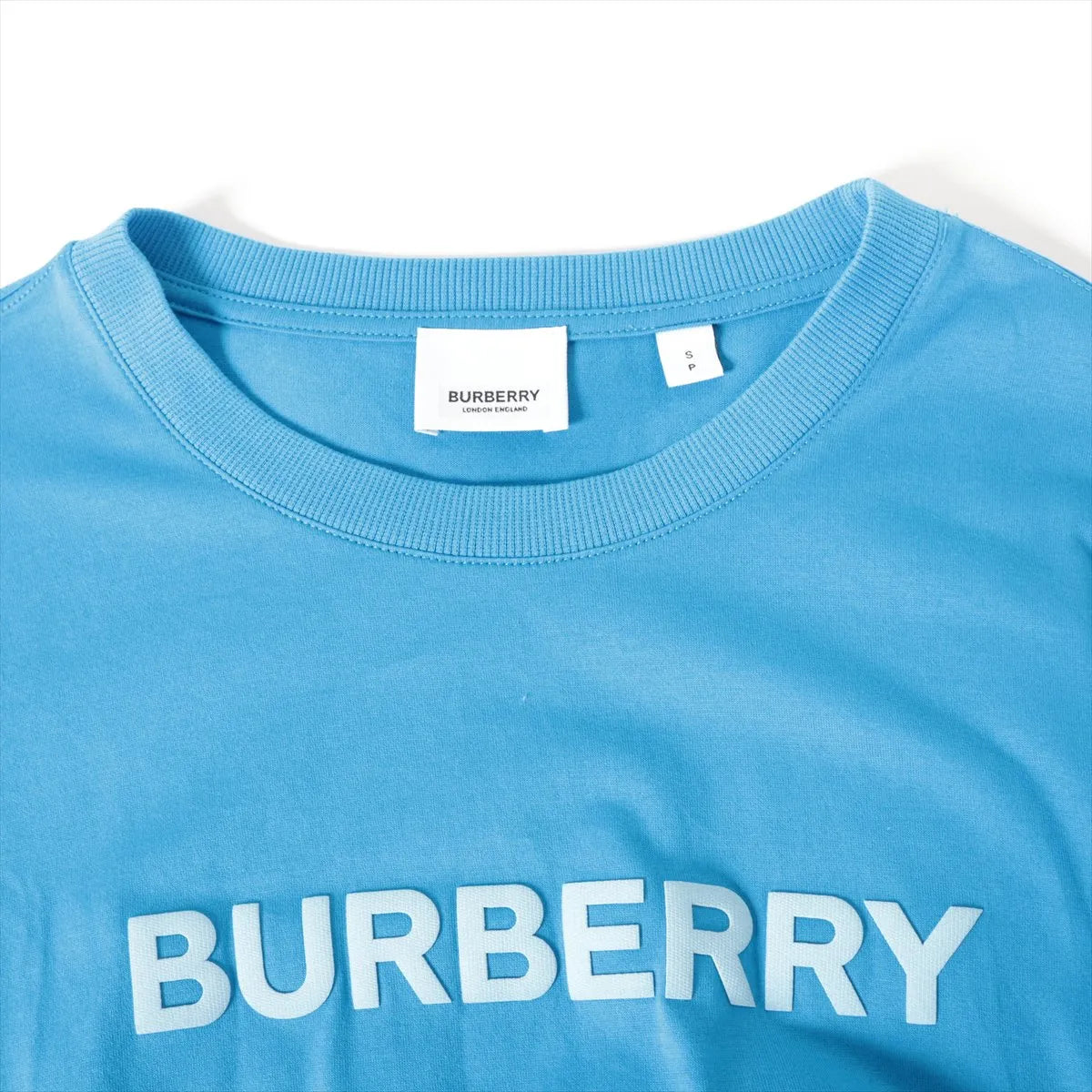 Buy Burberry Cotton T-shirt Blue