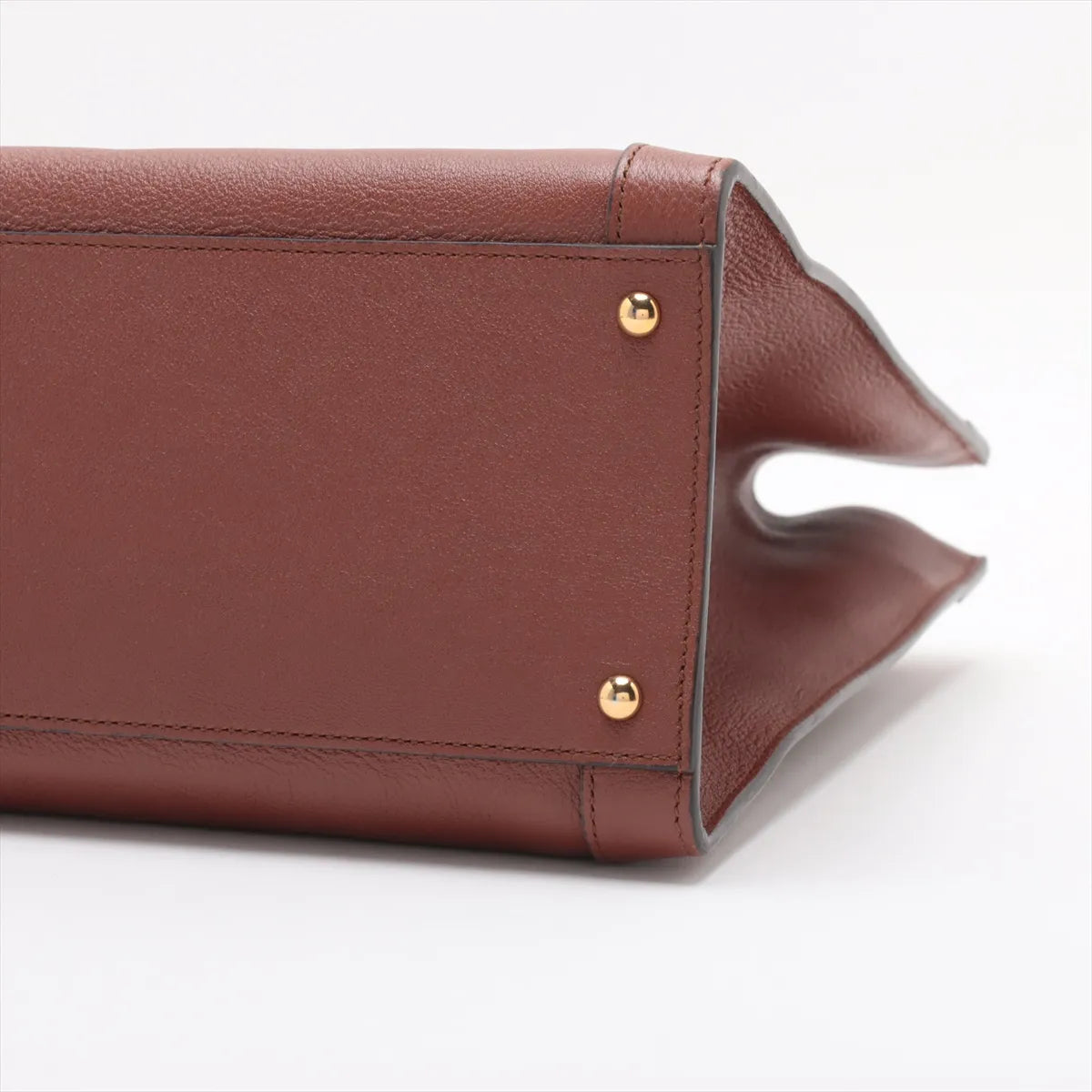 Gucci Bamboo Diana Leather Two-Way Handbag Brown