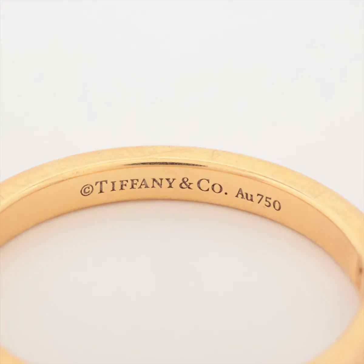 Tiffany & Co. Classic Band Diamond Ring Gold