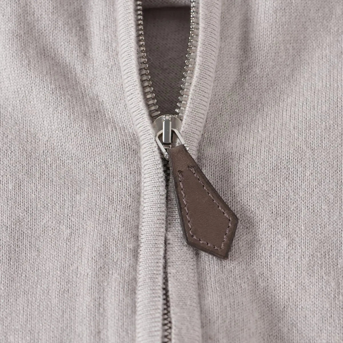 Hermes Cotton x Cashmere Knit Jacket Gray — product photo 3