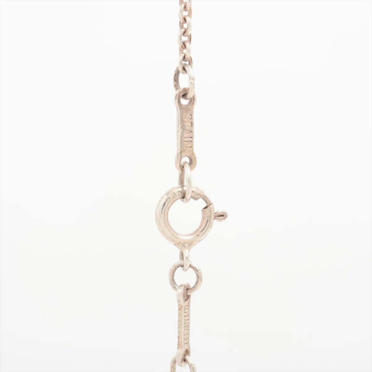 Tiffany & Co. Open Heart Necklace Silver