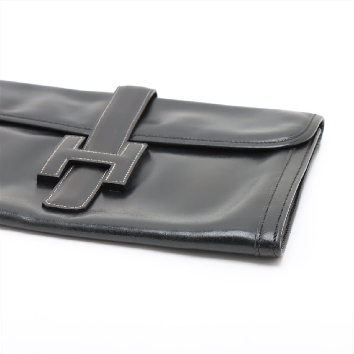 Hermès Jige Box Calf PM Black