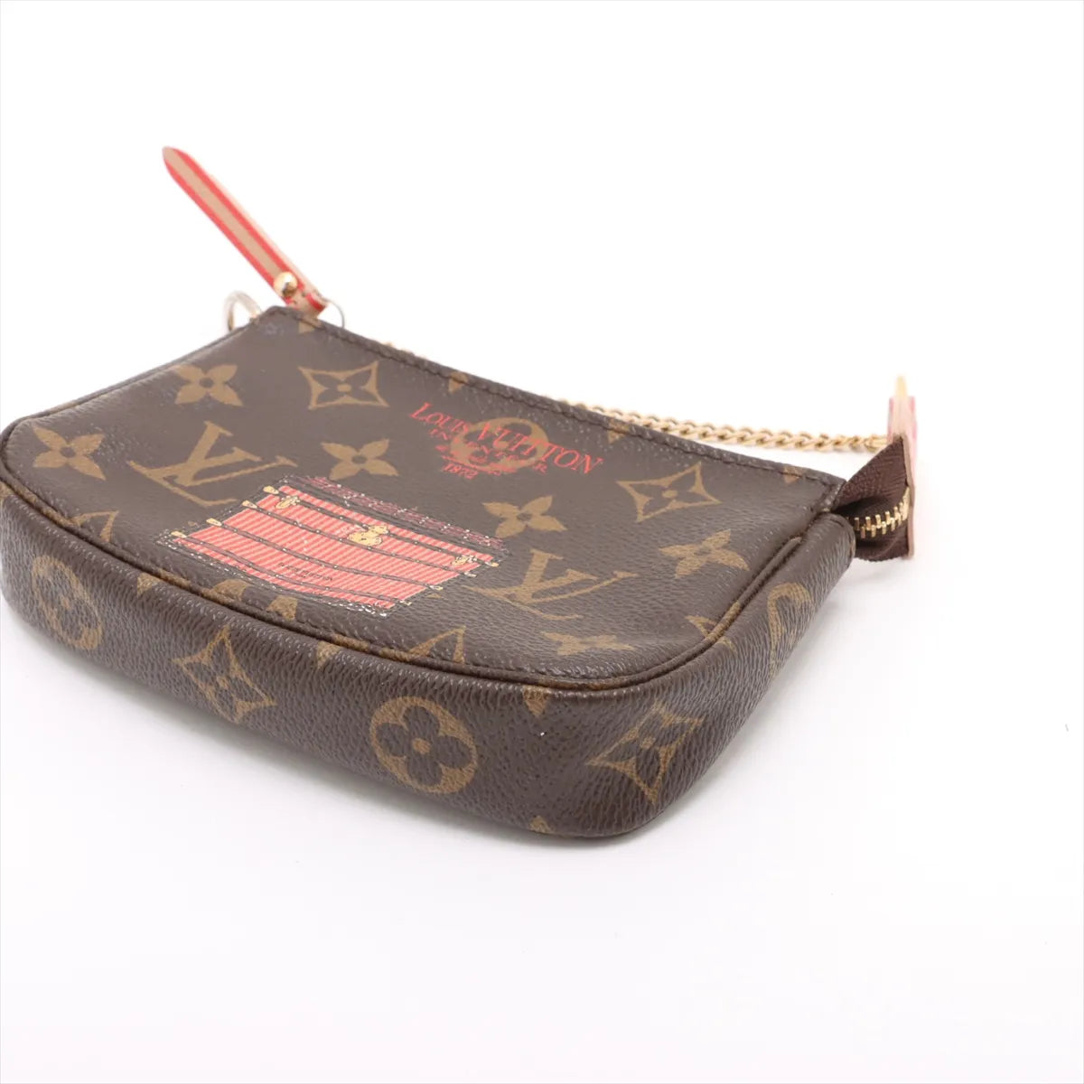 Louis Vuitton Monogram Trunk Patch Mini Pochette Accessoires
