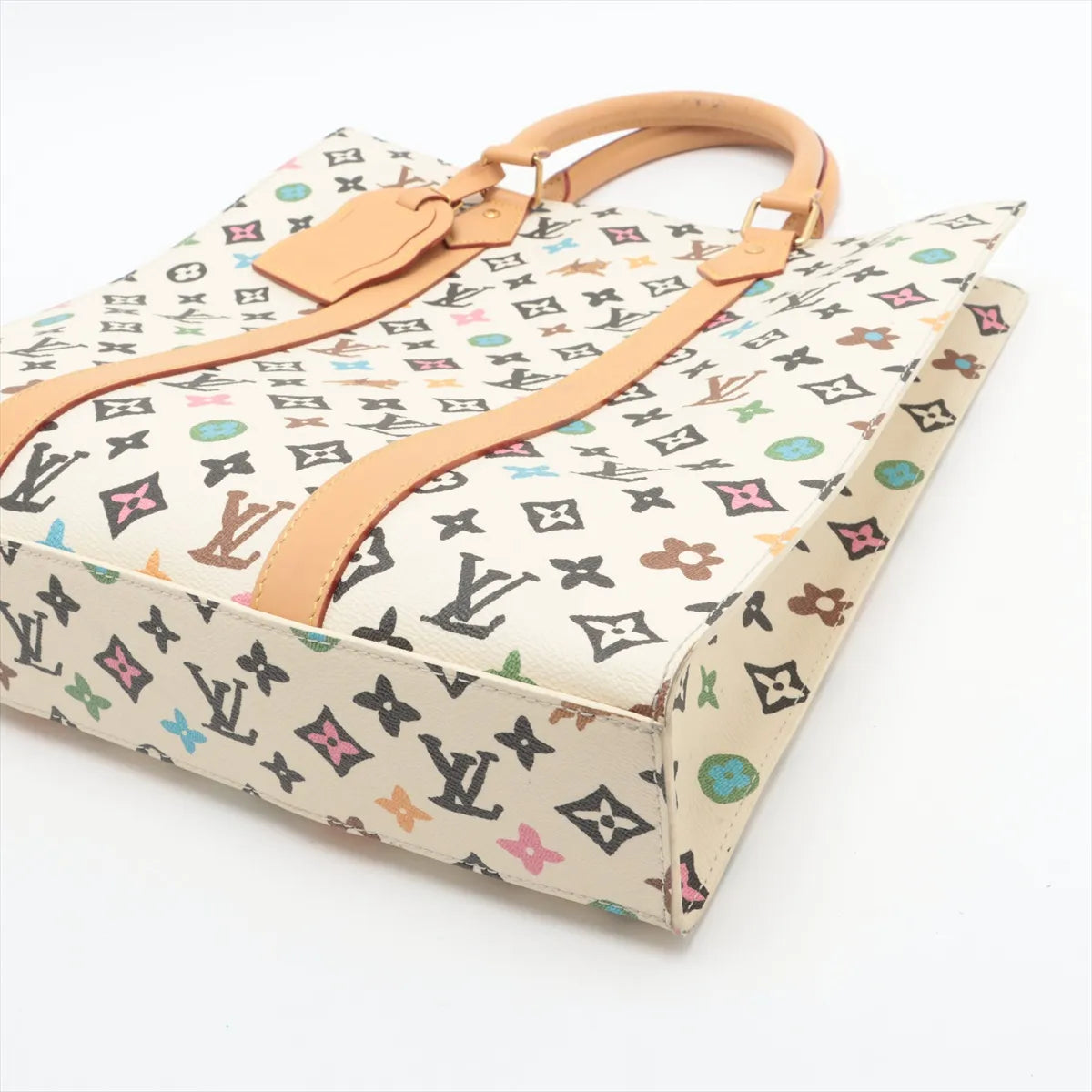 Louis Vuitton Monogram Multicolor Sac Plat Beige