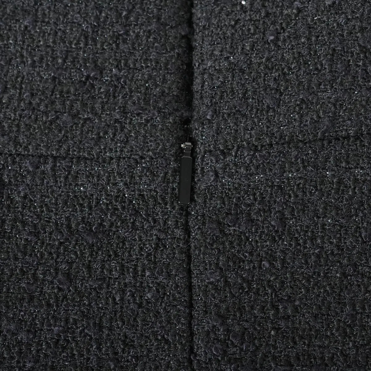 Saint Laurent Paris Tweed Sleeveless Mini Dress Black