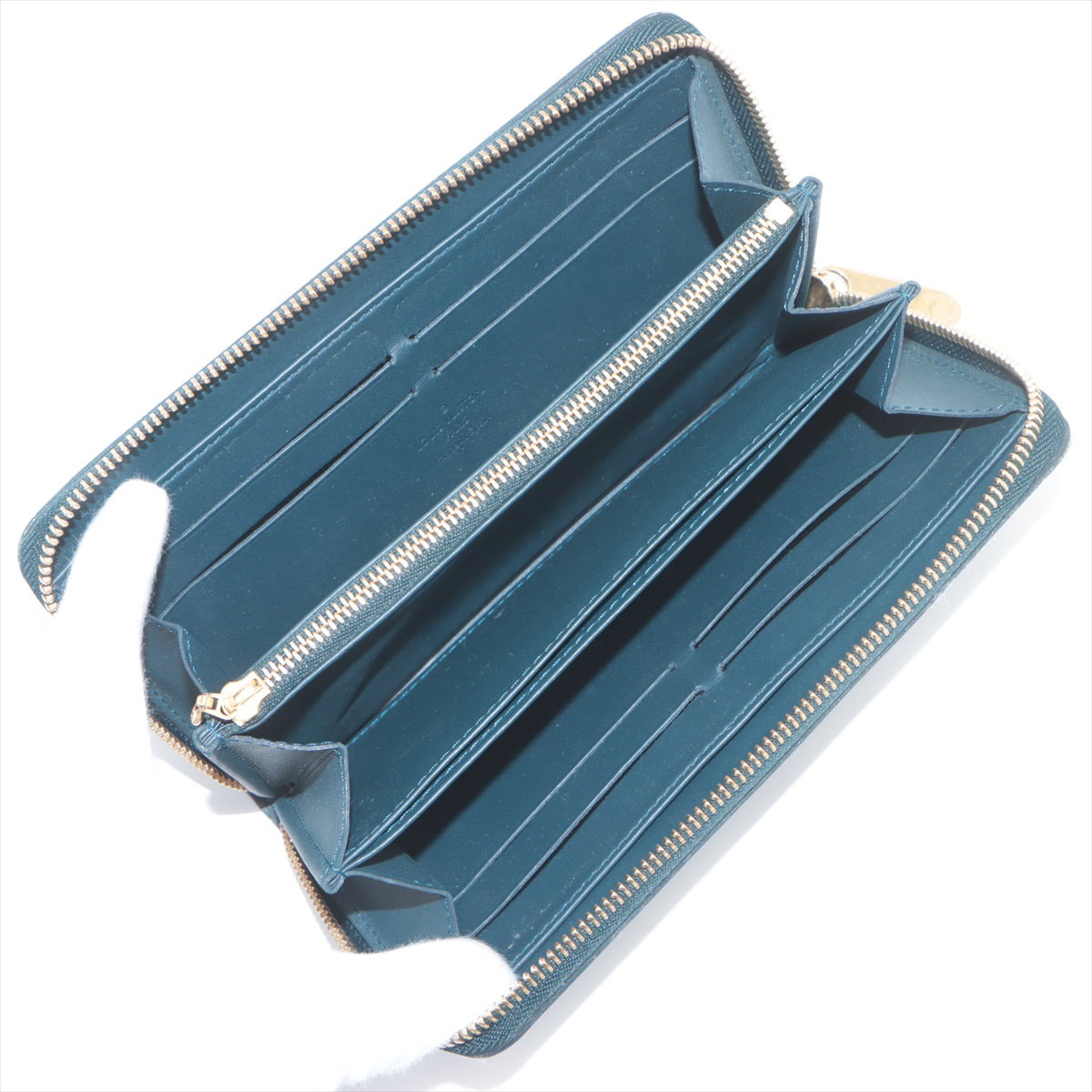 Best Seller Louis Vuitton Monogram Vernis Zippy Wallet Bleu Nuit
