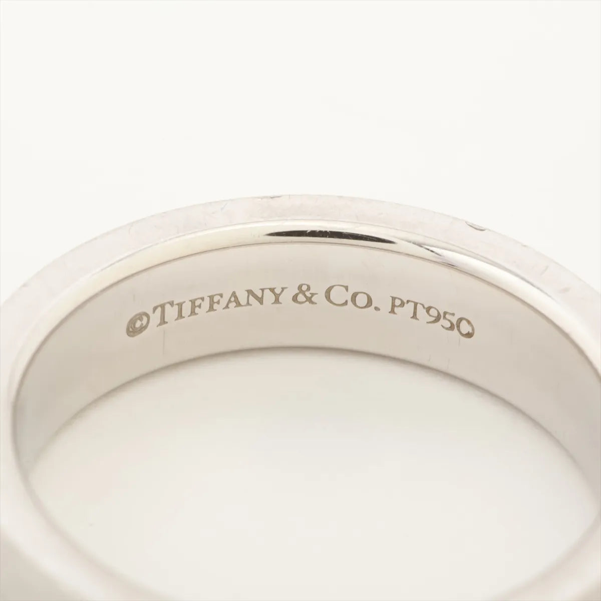 Tiffany & Co. Flat Band Ring Platinum