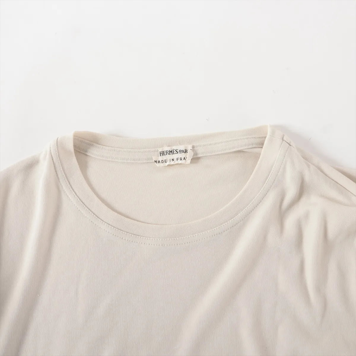 Hermes Margiela Cotton T-shirt Beige