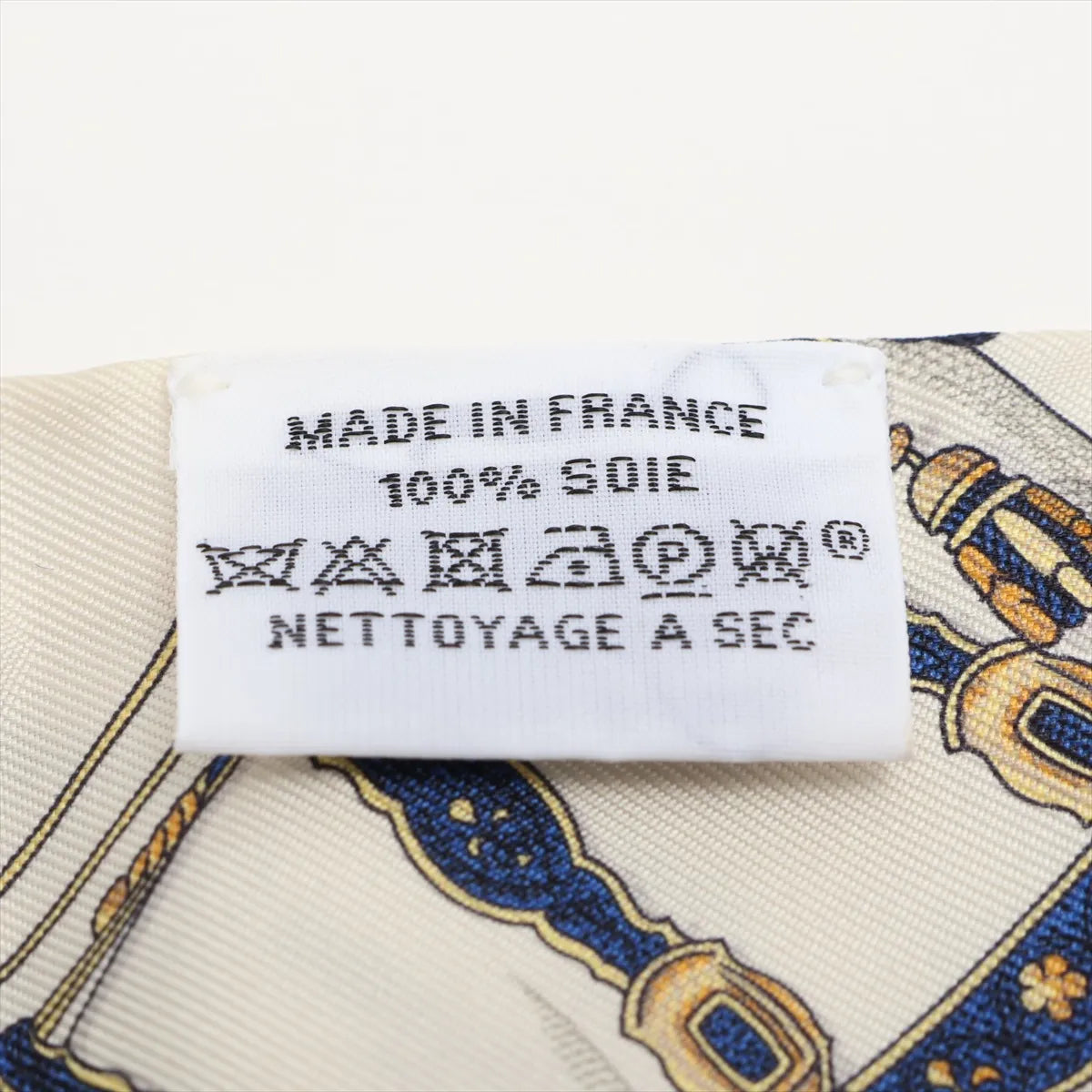 Hermès Twilly Grand Apparat Horses Scarf Silk Ivory