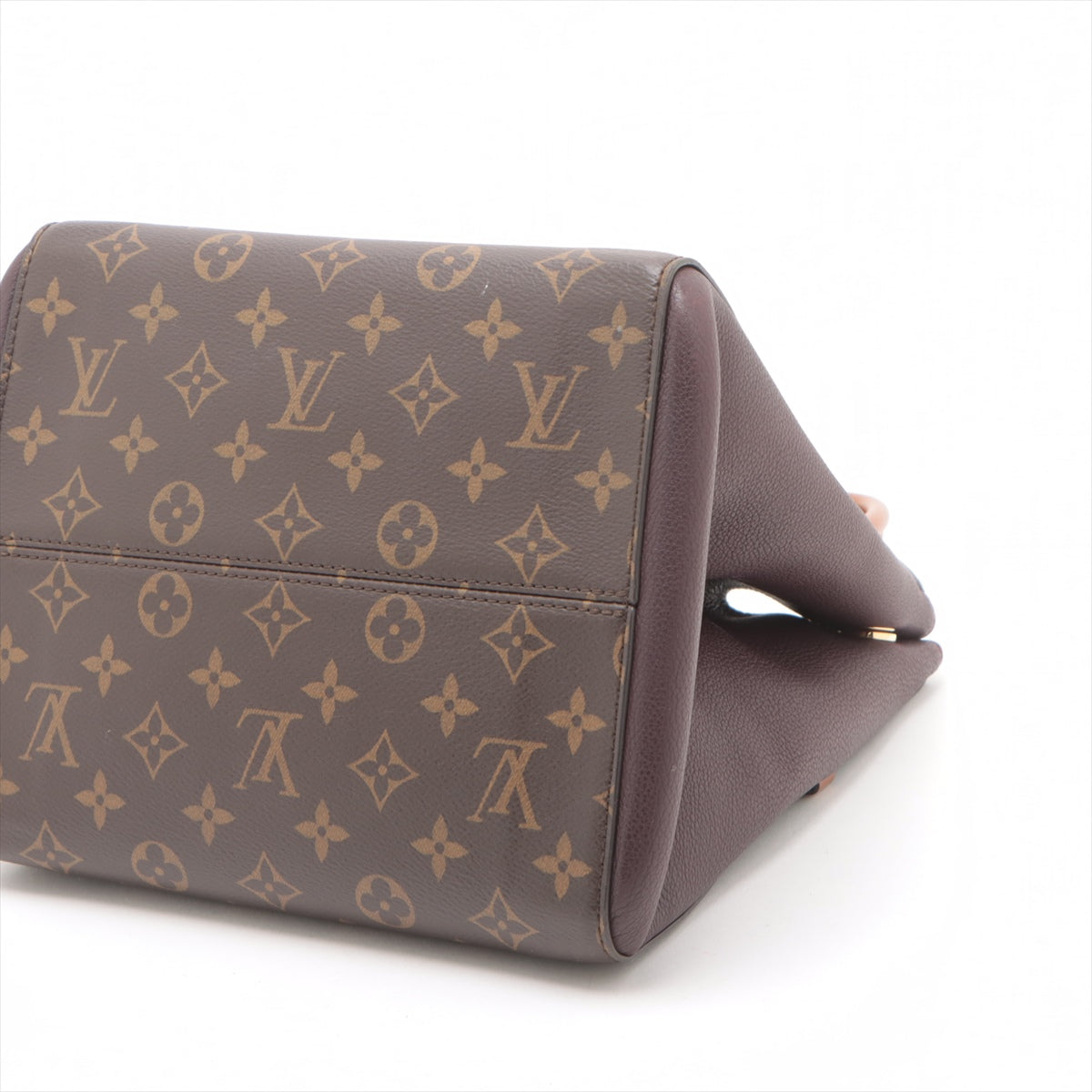 Louis Vuitton Monogram Calfskin Fold Tote MM Brown x Black * PREORDER *