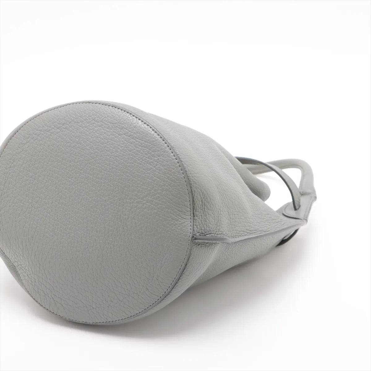 Buy Celine Big Bag Bucket Leather Handbag Gray