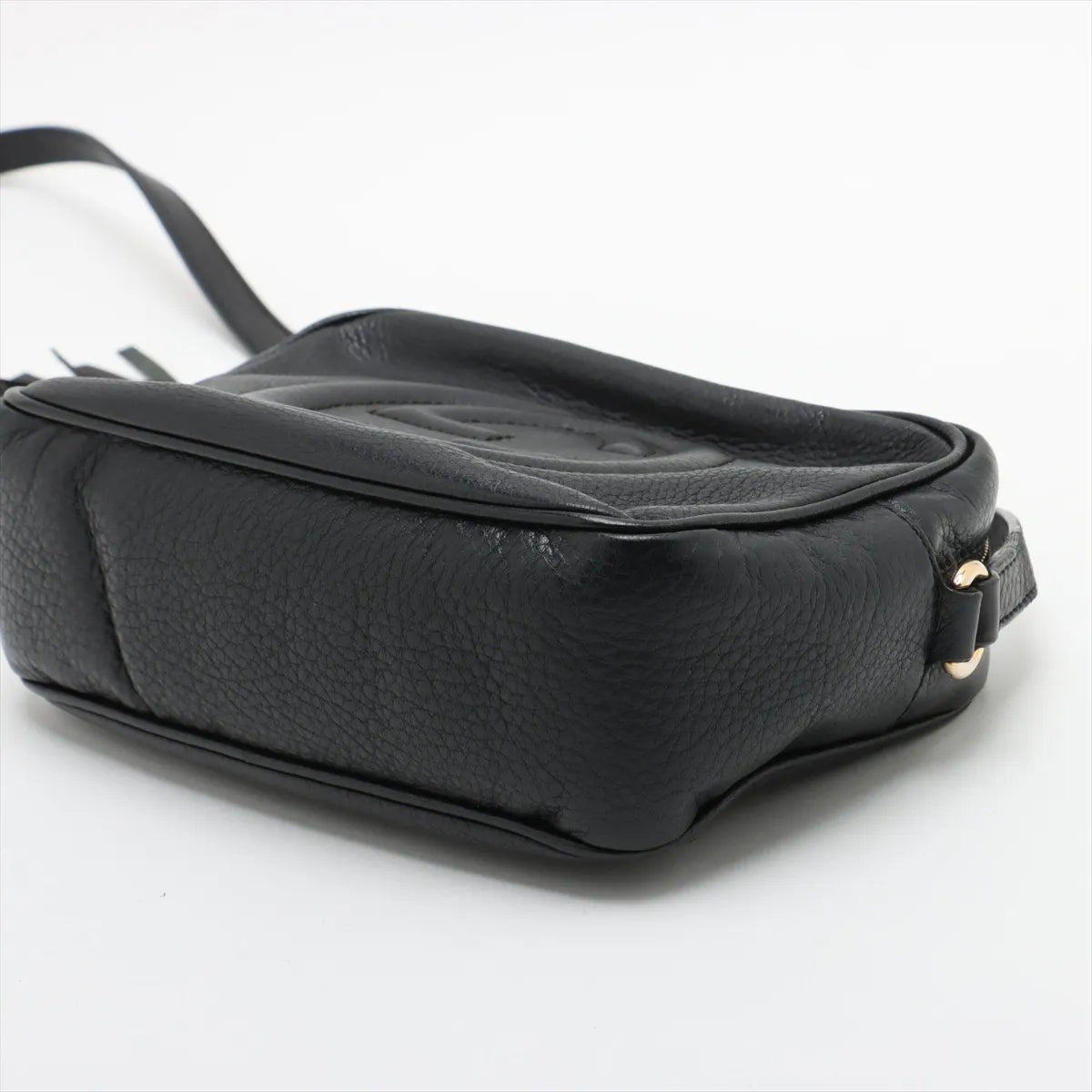 Gucci Soho Leather Shoulder Bag Black