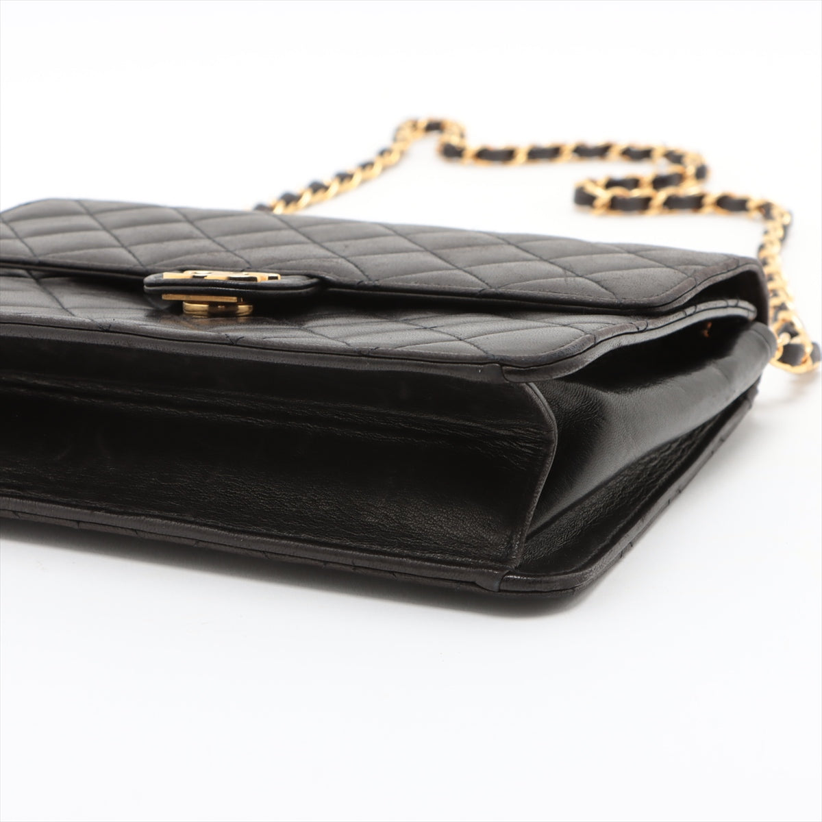 Chanel CC Logo Matelasse Lambskin Chain Shoulder Bag Black * PREORDER *