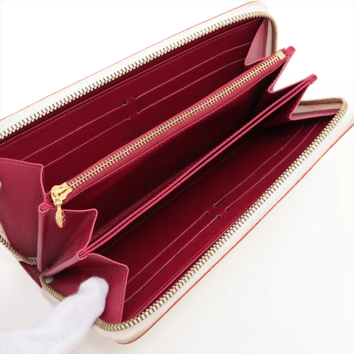 Louis Vuitton Monogram Multicolor Zippy Wallet White
