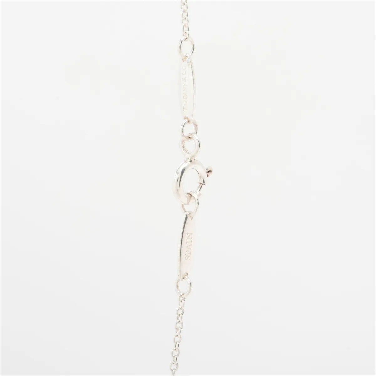 Tiffany & Co. Open Heart Pendant Necklace 925 Silver