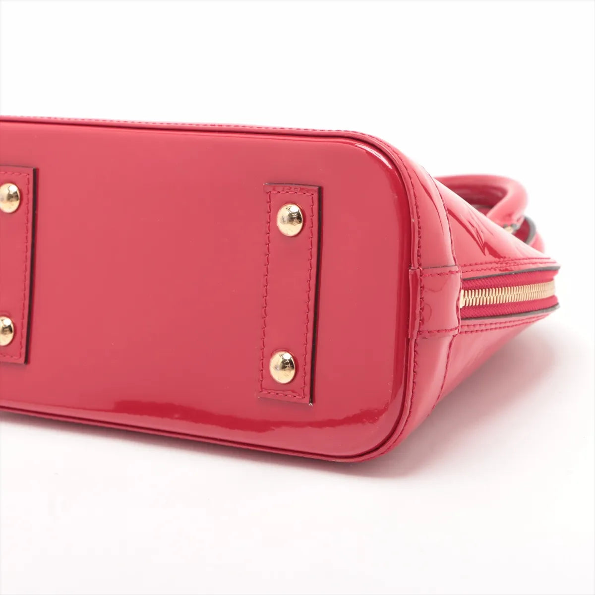 Louis Vuitton Monogram Vernis Alma BB Red