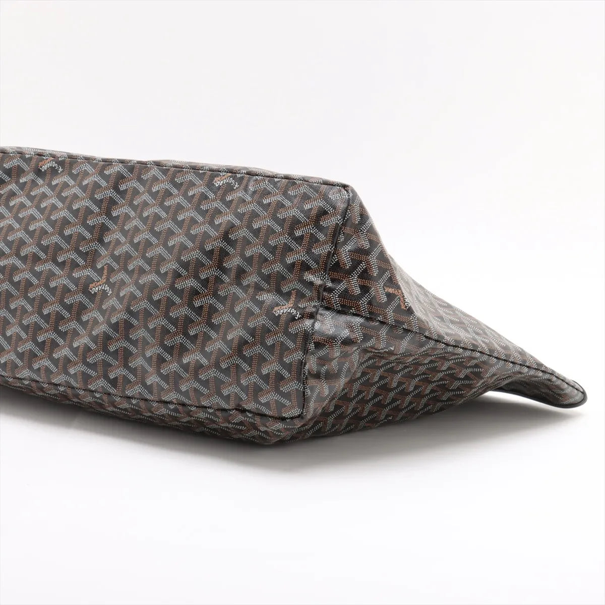 Goyard Saint Louis GM Leather Tote Bag Black