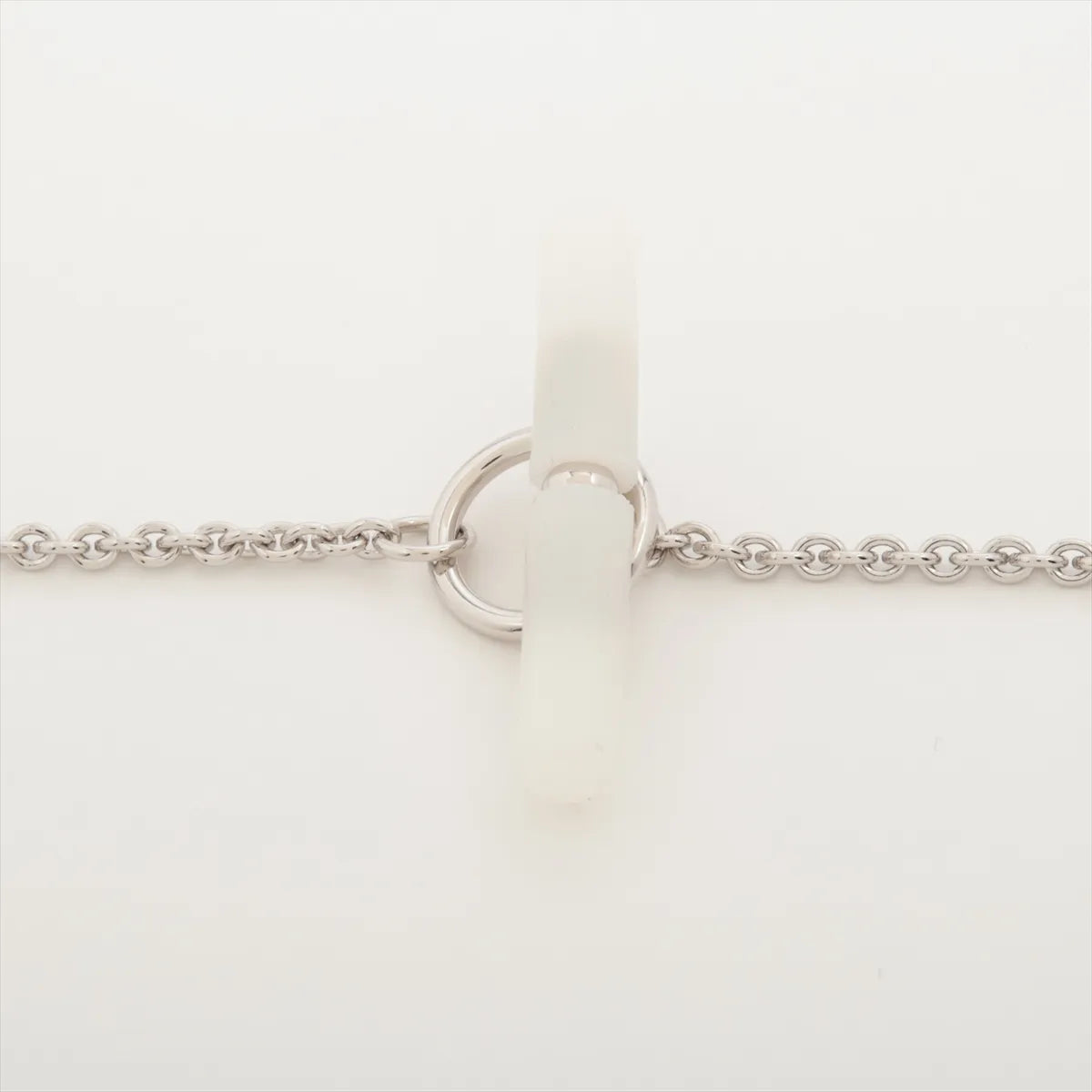 Hermès Mini Maillon PM Pendant Necklace Ivory