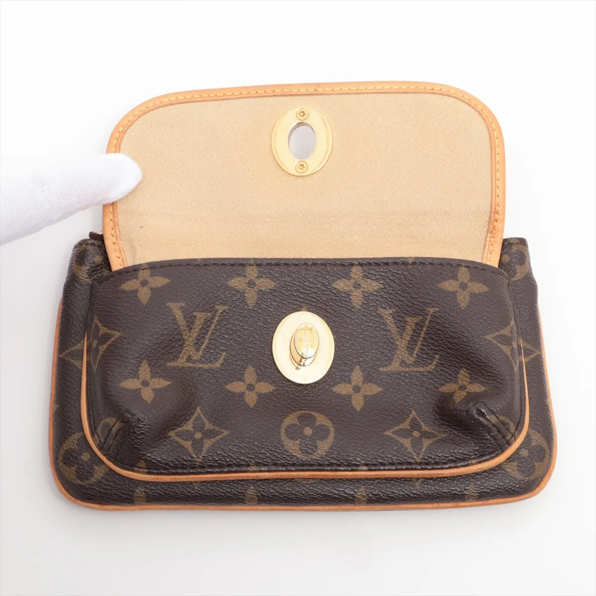 Louis Vuitton Monogram Tikal Pochette Brown