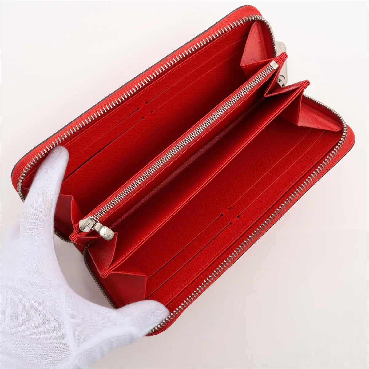 Louis Vuitton Epi Zippy Wallet Piment