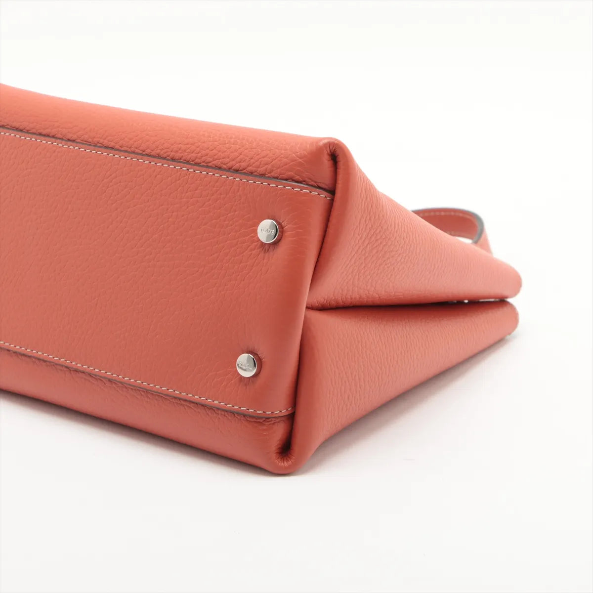 Tod's T Timeless Leather Two-Way Shoulder Bag Orange