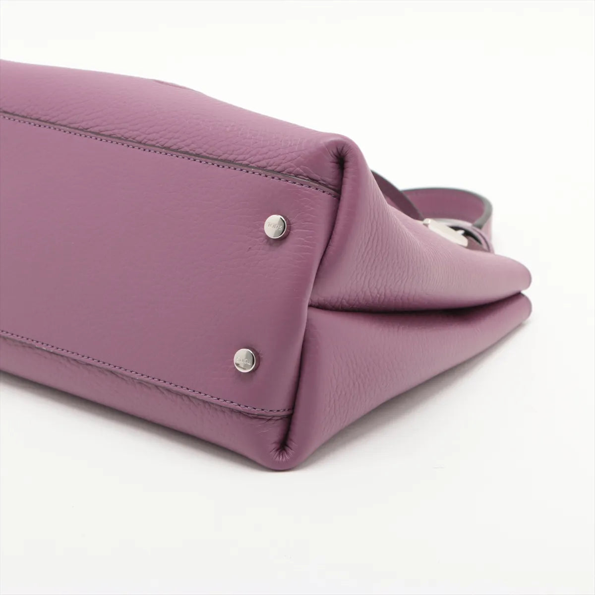Tod's T Timeless Leather Two-Way Shoulder Bag Purple
