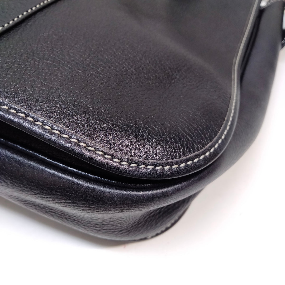 Christian Dior Black Leather CD Shoulder Bag — detail 5
