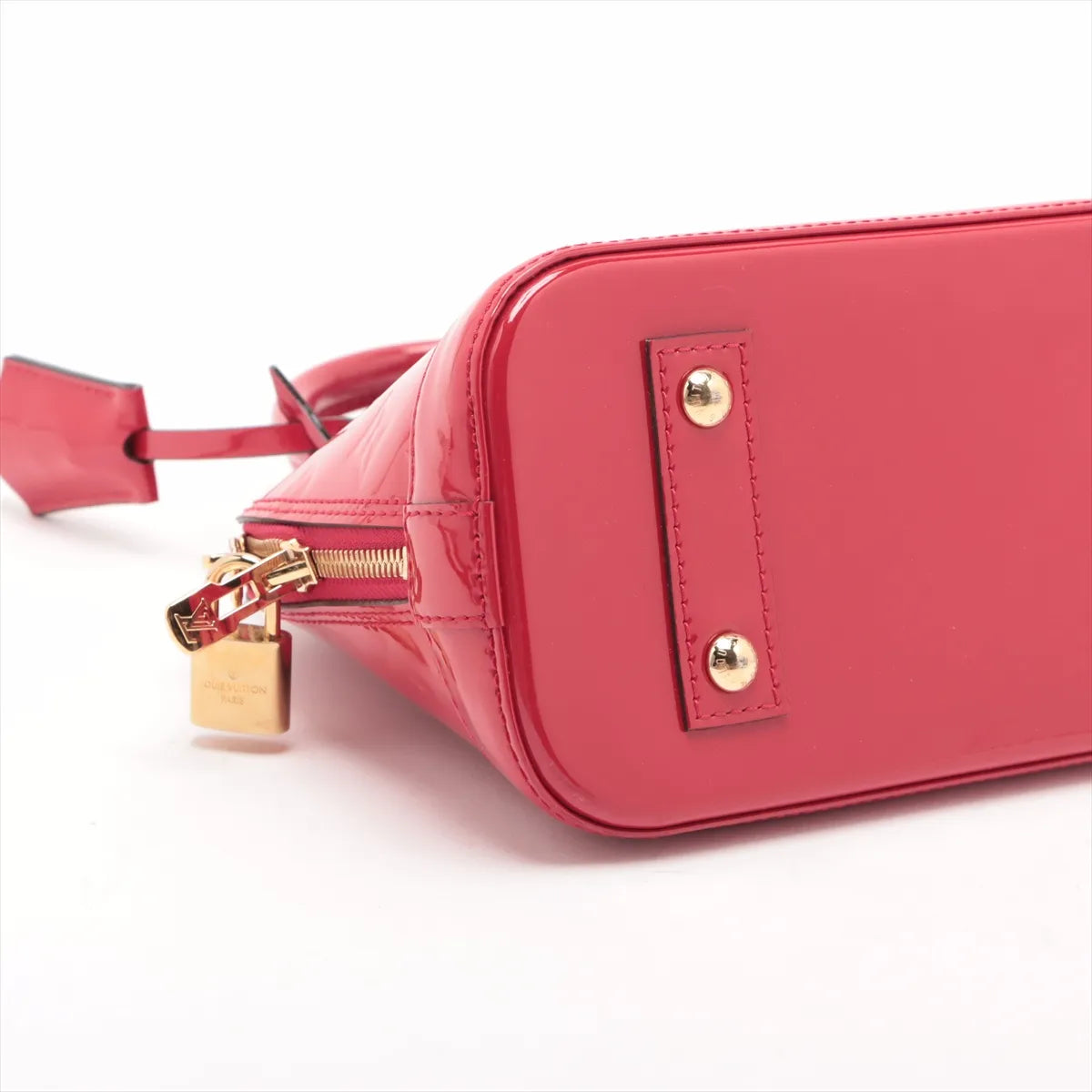 Louis Vuitton Monogram Vernis Alma BB Red