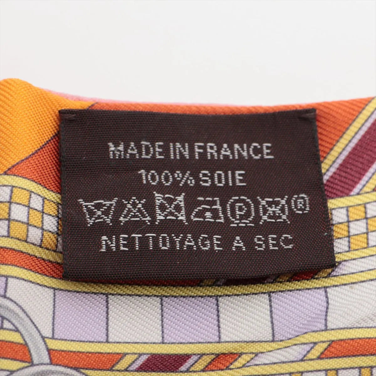 Hermes Twilly Silk Brides et Gris Gris Orange
