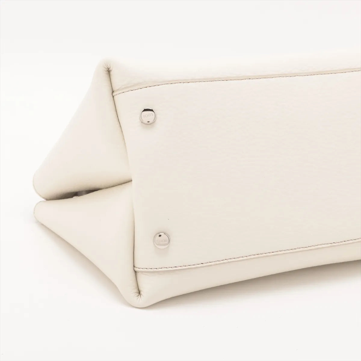 Tod's Micro T Timeless Leather Two-Way Handbag White