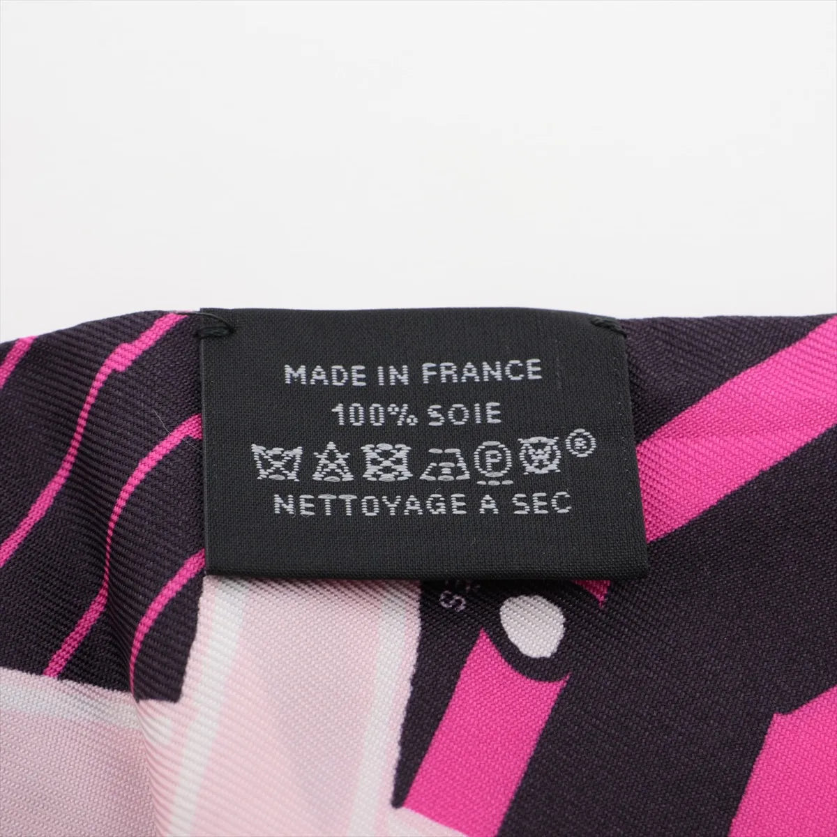 Hermes Twilly Jeu De Soie Uniforme Silk Scarf Pink x Purple