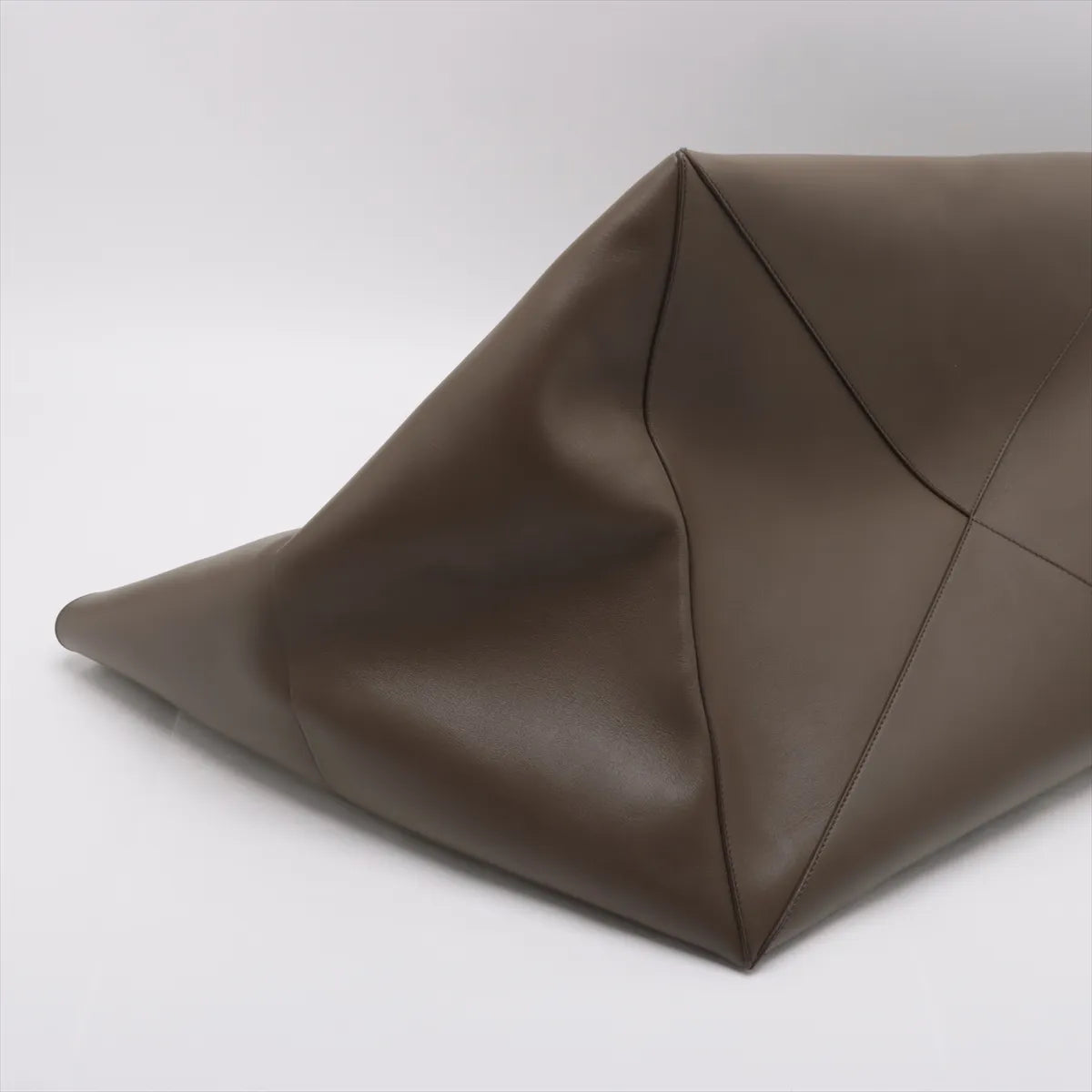 Loewe Puzzle Fold XXL Leather Tote Bag Brown