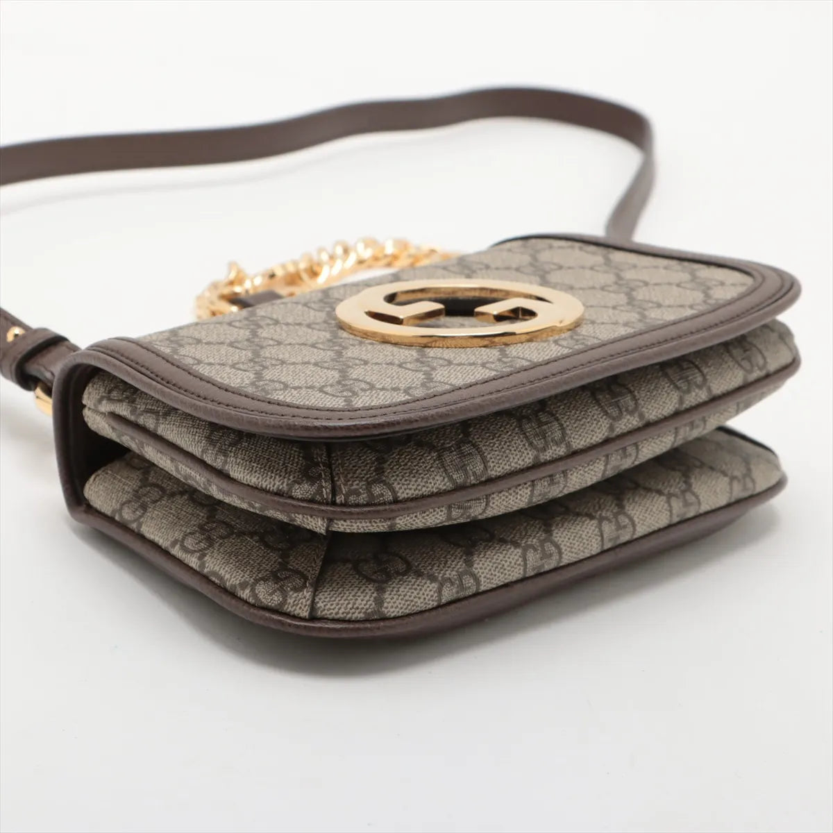Gucci GG Supreme Blondie Two-Way Shoulder Bag Brown