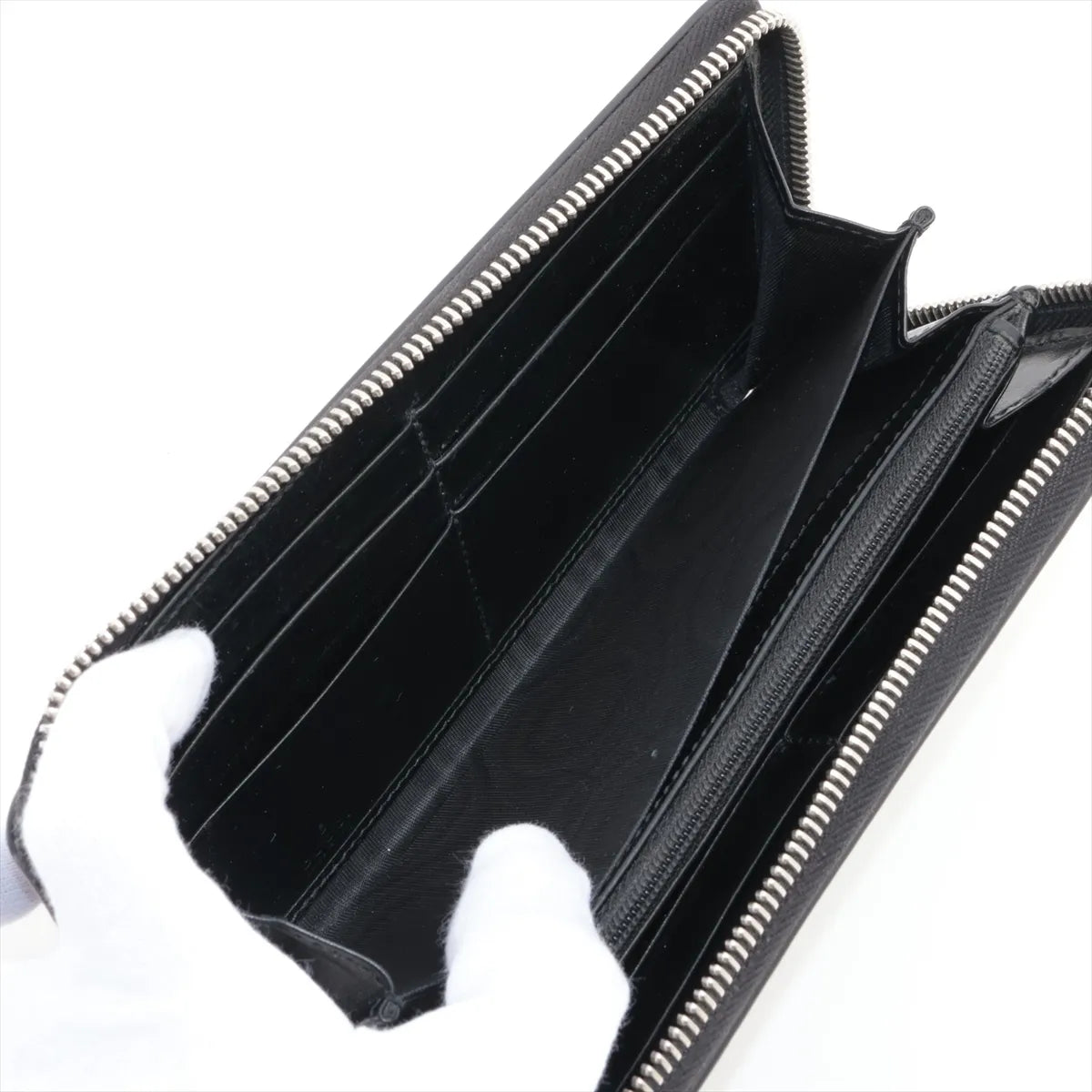 Gucci GG Marmont Leather Zippy Long Wallet Black