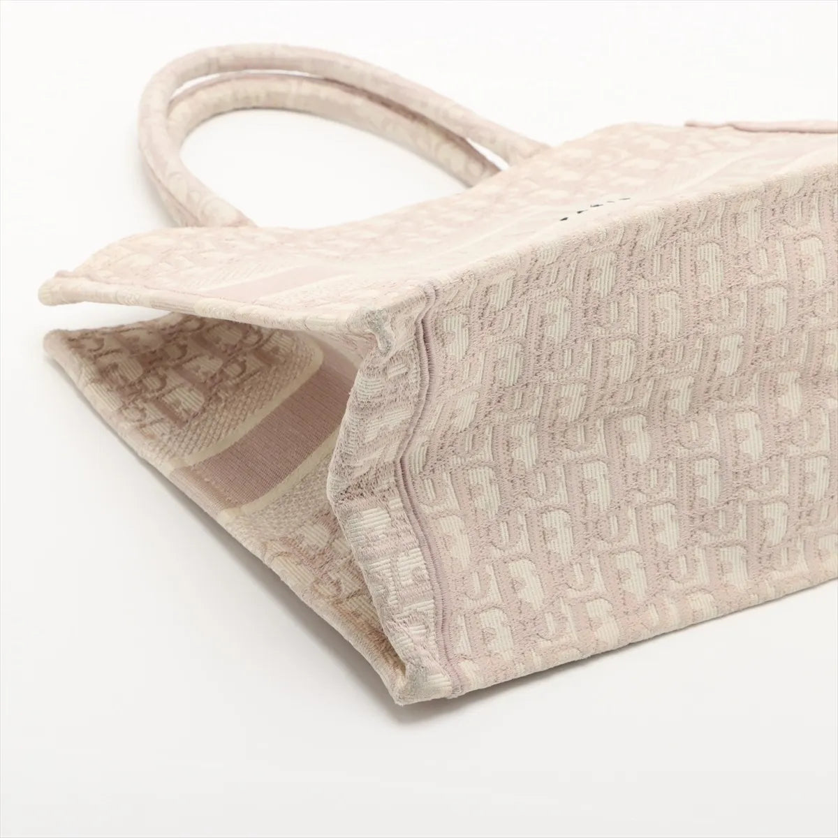 Christian Dior Oblique Book Tote Medium Canvas Bag Pink