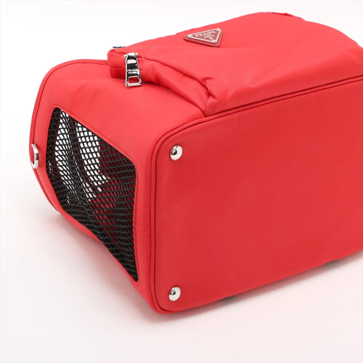 Prada Tessuto Nylon For Pets Carry Bag Red